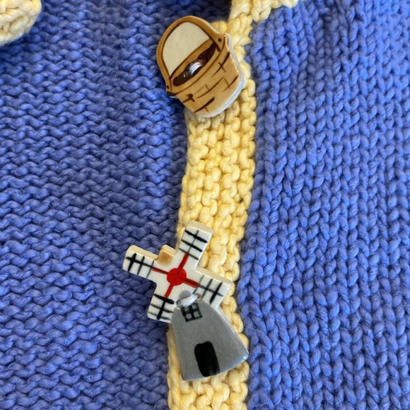 Beautiful people Nantucket knitted jacket 💯cotton with 7 porcelain buttons - Picture 5 of 11